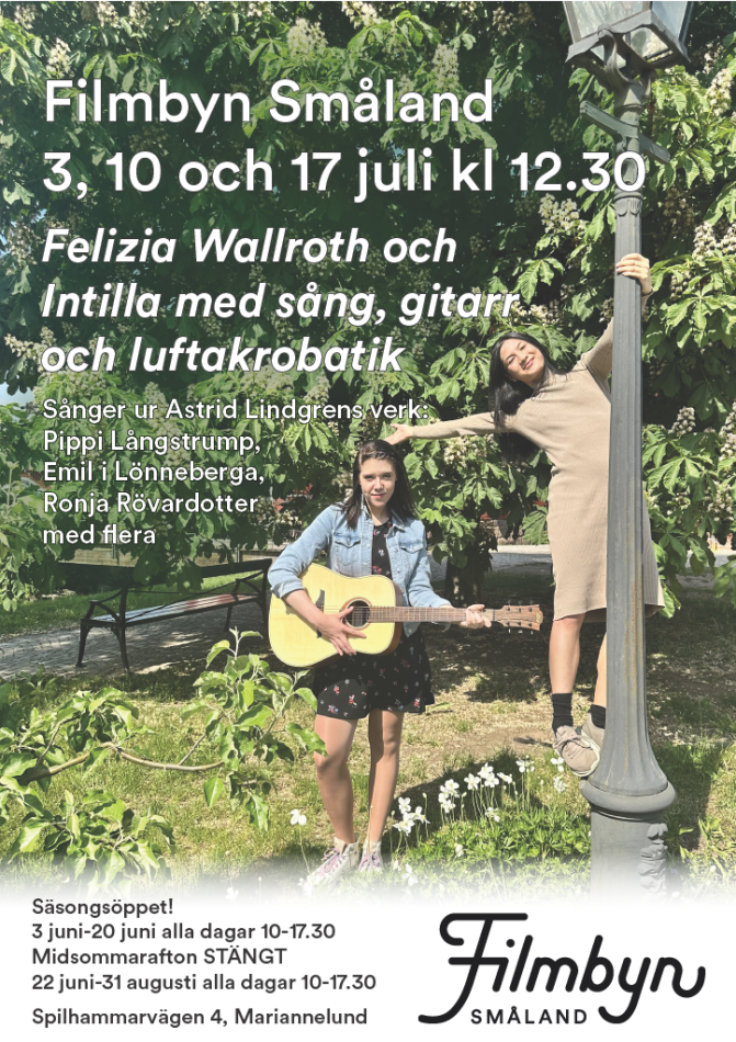 Filmbyn Småland Lunchunderhållning i Juli