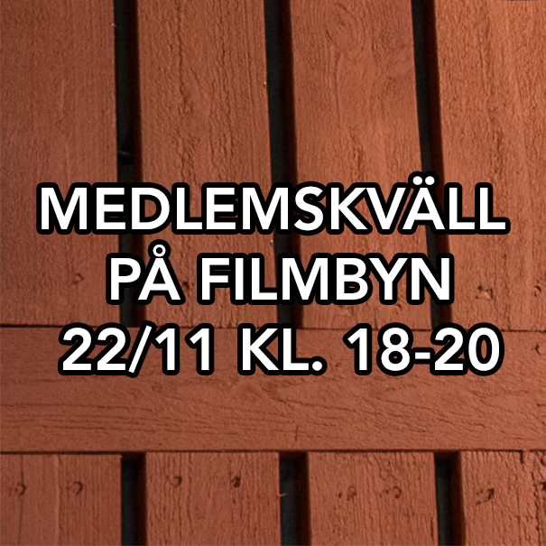 Medlemskväll 22 november